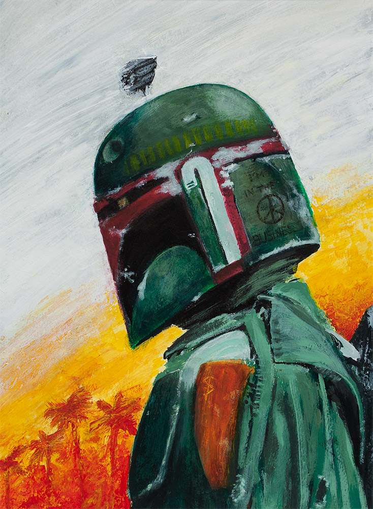 målning av Boba Fett