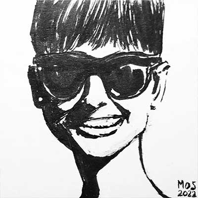 Porträtt Audrey Hepburn